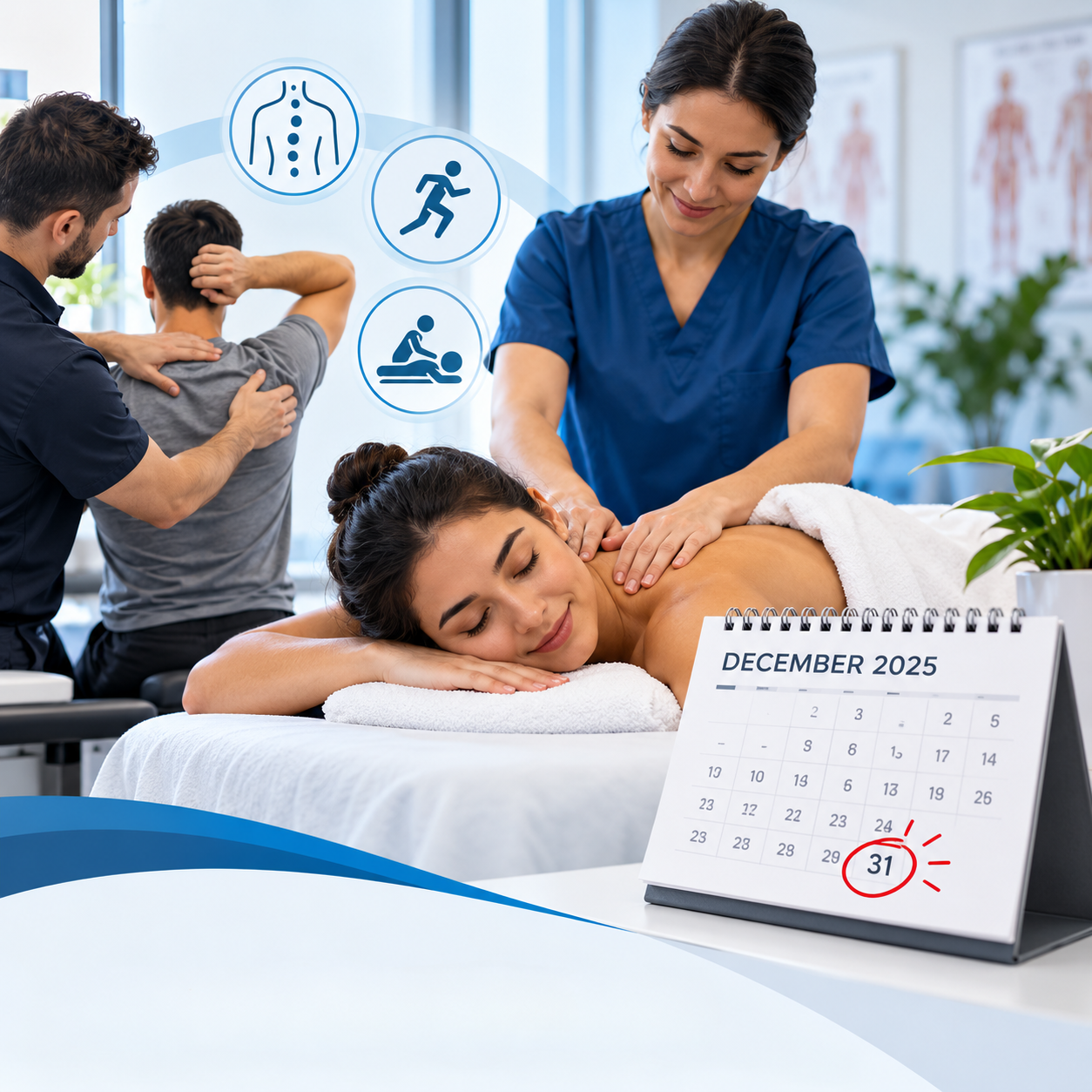 Use It or Lose It: Make the Most of Your Physio, Chiro, and Massage Benefits Before December 31